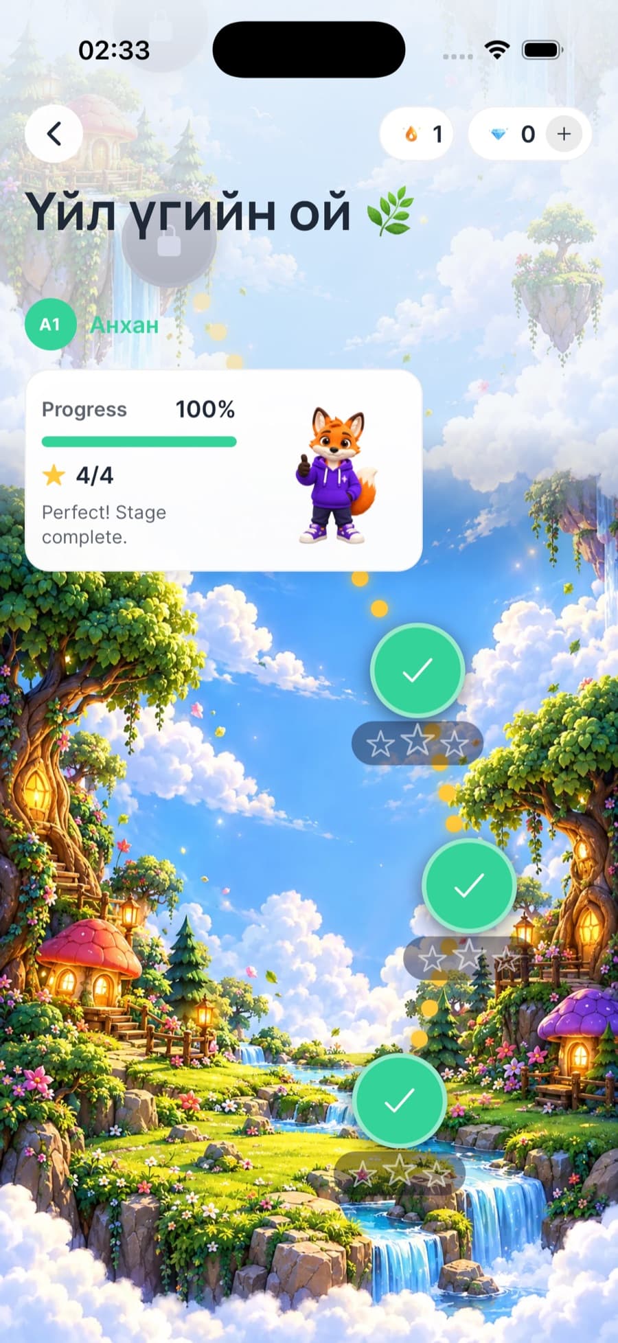 Level journey